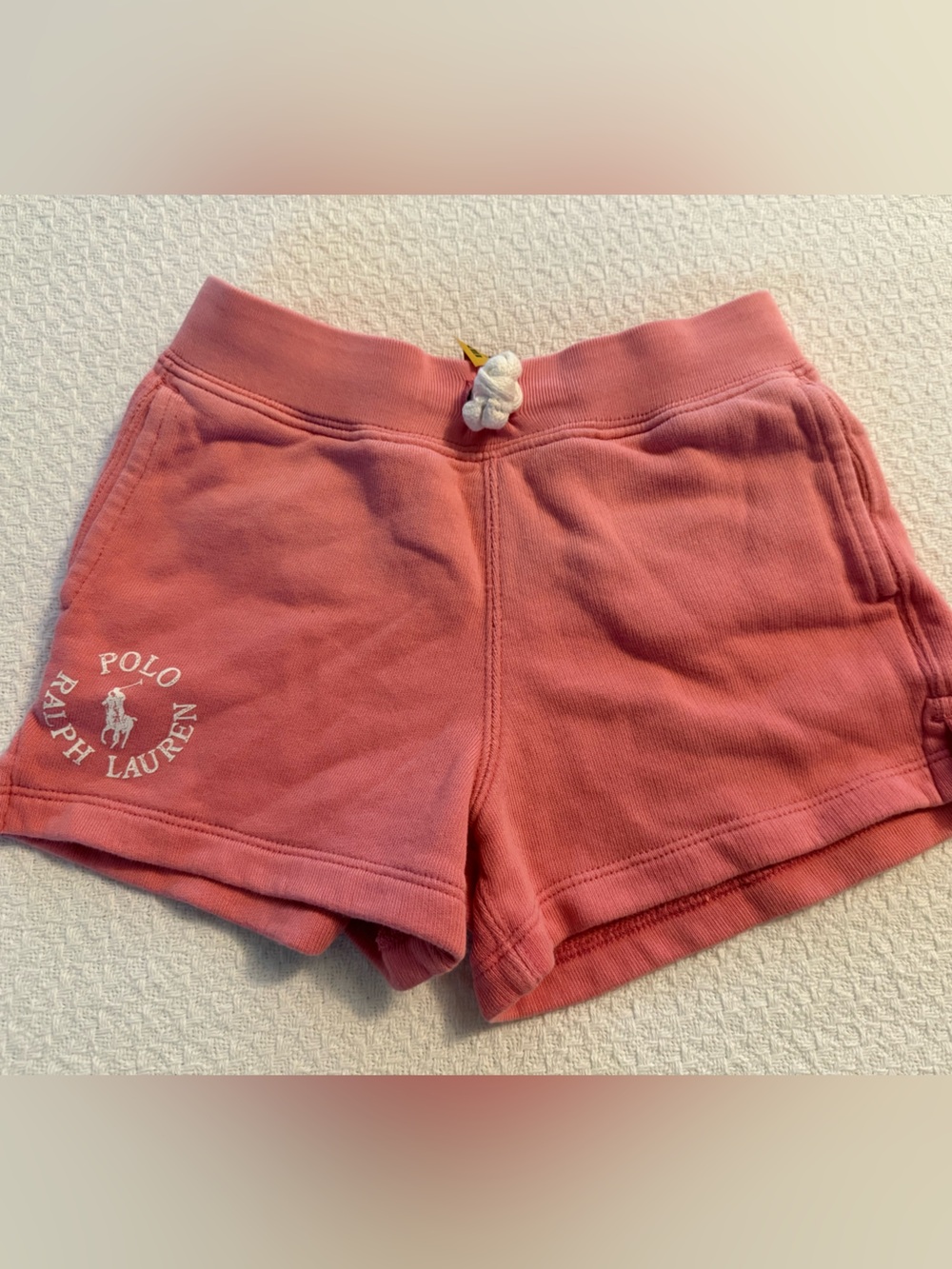 Polo by Ralph Lauren Coral Pink Cotton Drawstring Shorts
